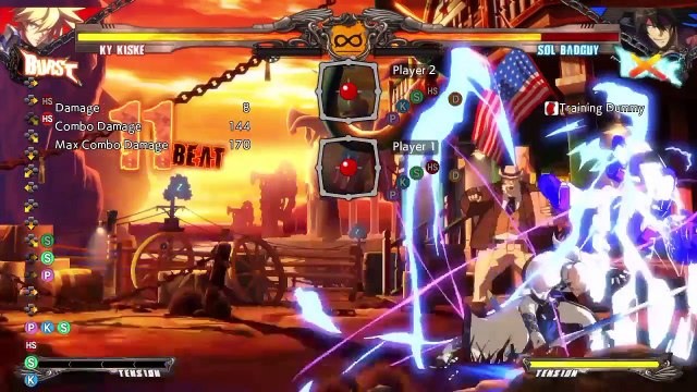 Ky Kiske Combos - Guilty Gear REVELATOR 2016