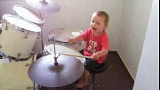 Drum prodigy - Guli at 19 months Beer Sheva