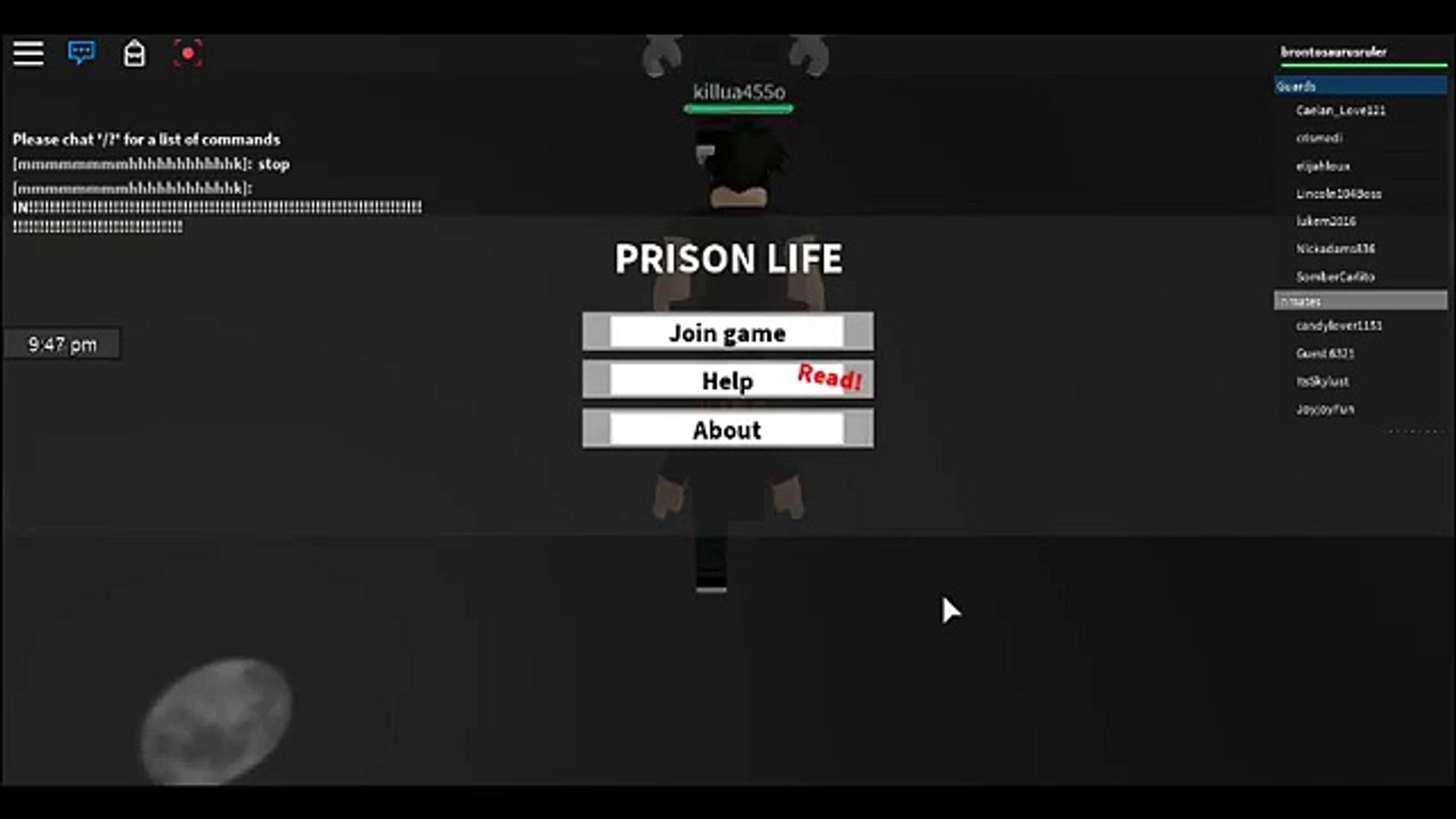 Roblox Prison Life Imate Life Sucks Fallotslug King Video Dailymotion - roblox commands prison life