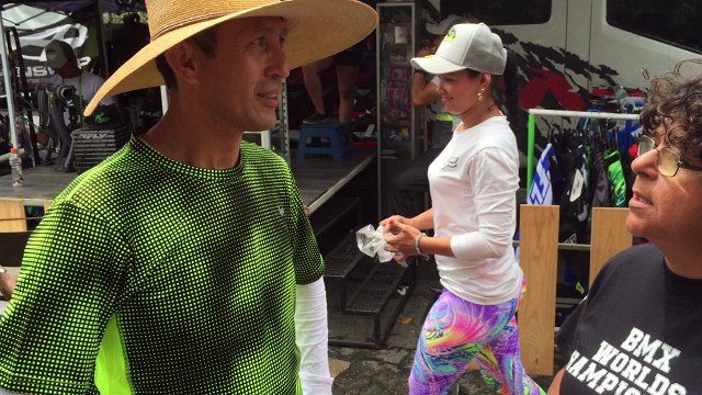 Entrenadora BMX Peru Claudia Fernandez en 2016 BMX UCI WORLD CHAMPIONSHIPS MEDELLIN