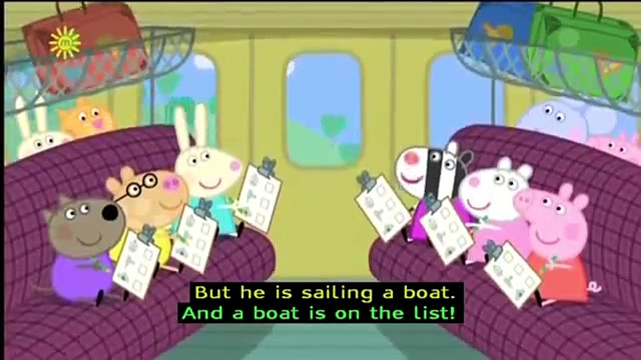 Peppa Pig (Series 3) - The Train Ride (with subtitles) 7