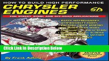 Download How to Build High Performance Chrysler Engines (S-A Design) [Online Books]