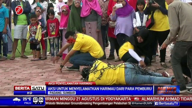 Ratusan Warga Padang Tolak Perburuan Satwa Langka