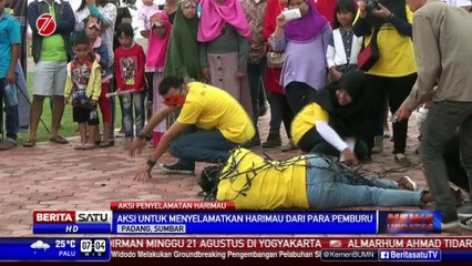 Ratusan Warga Padang Tolak Perburuan Satwa Langka