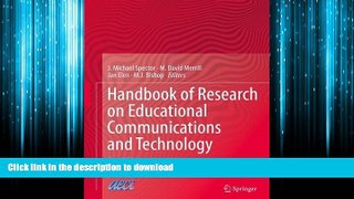 FAVORIT BOOK Handbook of Research on Educational Communications and Technology READ EBOOK