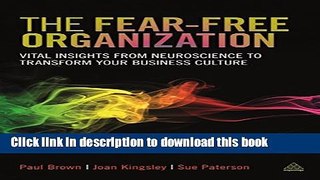 Collection Book The Fear-free Organization: Vital Insights from Neuroscience to Transform Your