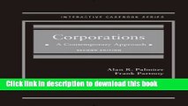 [PDF] Corporations: A Contemporary Approach, 2d (Interactive Casebook Series) Popular Colection