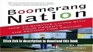 New Book Boomerang Nation: How to Survive Living with Your Parents...the Second Time Around