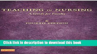New Book Teaching in Nursing: A Guide for Faculty