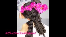 Stacked Fishtail Braid  Hairstyles for school Easy Hairstyles Cute Girly Hairstyles