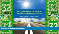 Big Deals  Entrepreneurship and Small Business Management (2nd Edition)  Free Full Read Best Seller