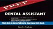 New Book Dental Assistant: Program Review   Examination Preparation