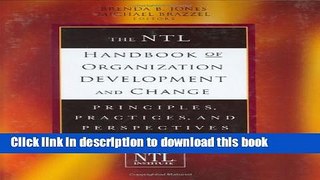 New Book The NTL Handbook of Organization Development and Change: Principles, Practices, and