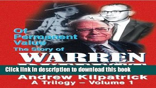 Collection Book Of Permanent Value 2010: The Story of Warren Buffett