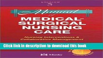 New Book Manual of Medical-Surgical Nursing Care: Nursing Interventions and Collaborative Management