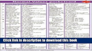 Collection Book Normal Values Pocketcard (Single)