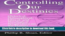 New Book Controlling Our Destinies: Human Genome Projectyreilly Center for Science Vol V