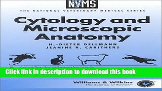 New Book Cytology and Microscopic Anatomy