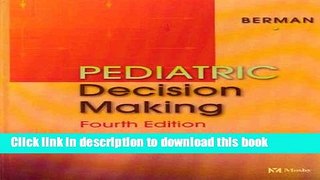 Collection Book Pediatric Decision Making