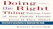 New Book Doing the Right Thing