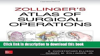 New Book Zollinger s Atlas of Surgical Operations, Tenth Edition
