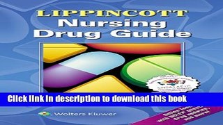 Collection Book Lippincott Nursing Drug Guide (Canadian Version)