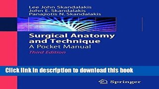 New Book Surgical Anatomy and Technique: A Pocket Manual