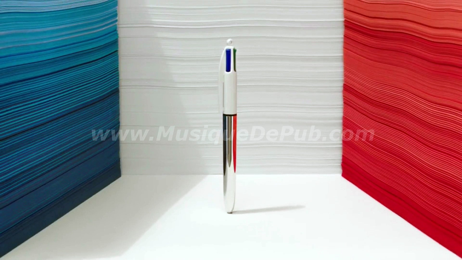 Stylo 4 couleurs publicitaire Shine Bic