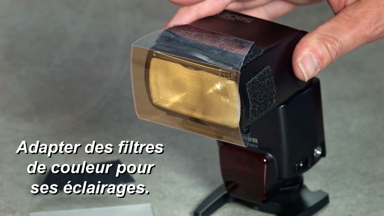 Astuce 10 - Fabriquer des filtres de couleur pour vos éclairages.