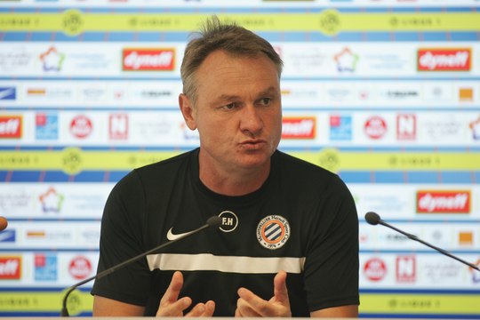 Frédéric Hantz avant ASSE vs MHSC (2ème journée L1)