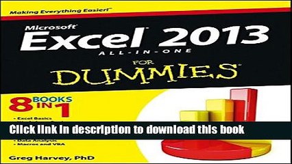 [PDF] Excel 2013 All-in-One For Dummies Full Colection