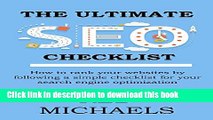 [New] EBook The ULTIMATE SEO CHECKLIST 2016: How to rank your websites by following a simple
