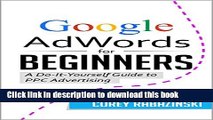 [New] PDF Google AdWords for Beginners: A Do-It-Yourself Guide to PPC Advertising Free Download