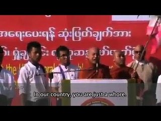 Wirathu calls UN envoy a ‘whore’