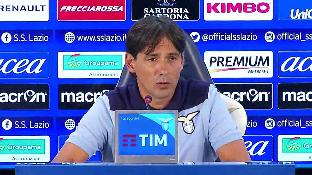 ATALANTA-LAZIO , CONFERENZA INZAGHI 20 AGOSTO 2016