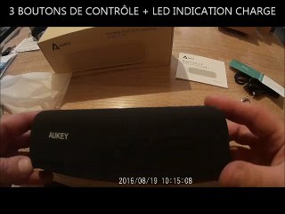 enceinte portable bluetooth 2x 3 Watts AUKEY SM-K7