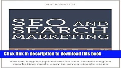 [New] EBook SEO And Search Marketing In A Week: Search Engine Optimization And Search Engine