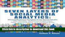 [New] EBook Seven Layers of Social Media Analytics: Mining Business Insights from Social Media