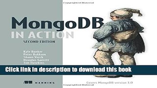[New] EBook MongoDB in Action: Covers MongoDB version 3.0 Free Books