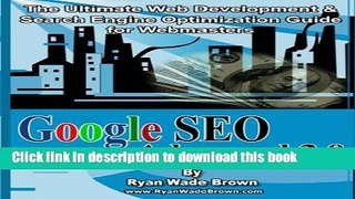 [New] EBook Google Seo Advanced 2.0 Black   White Version: The Ultimate Web Development   Search
