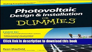 [PDF] Photovoltaic Design and Installation For Dummies Popular Colection