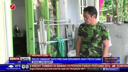 Polisi Tangkap PNS Bogor Asyik Berpesta Sabu
