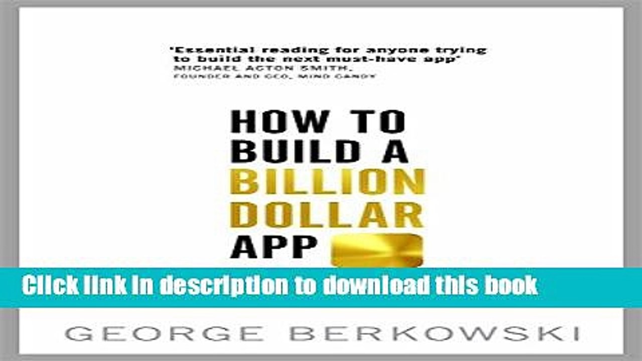 [PDF] How to Build a Billion Dollar App Popular Online