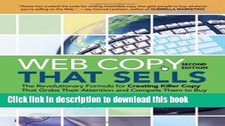 [New] EBook Web Copy That Sells: The Revolutionary Formula for Creating Killer Copy That Grabs