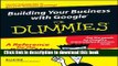 [New] EBook Building Your Business with Google For Dummies Free Download