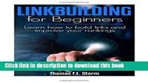 [New] EBook Link Building for Beginners: Learn how to build links and improve your rankings Free