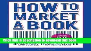 [New] EBook How to Market a Book Free Books