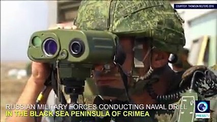 russia launches military drill in crimea