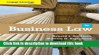 [PDF] Cengage Advantage Books: Business Law: Principles and Practices Full Online