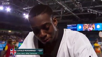 Lutalo Muhammad Taekwondo. One of the most heartbreaking interviews you'll ever see in sport